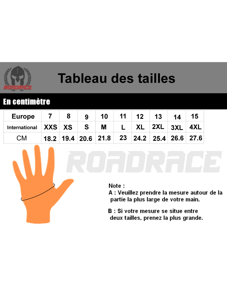 Gants personnalisables